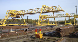 Gantry crane 14t x 40+10+5m