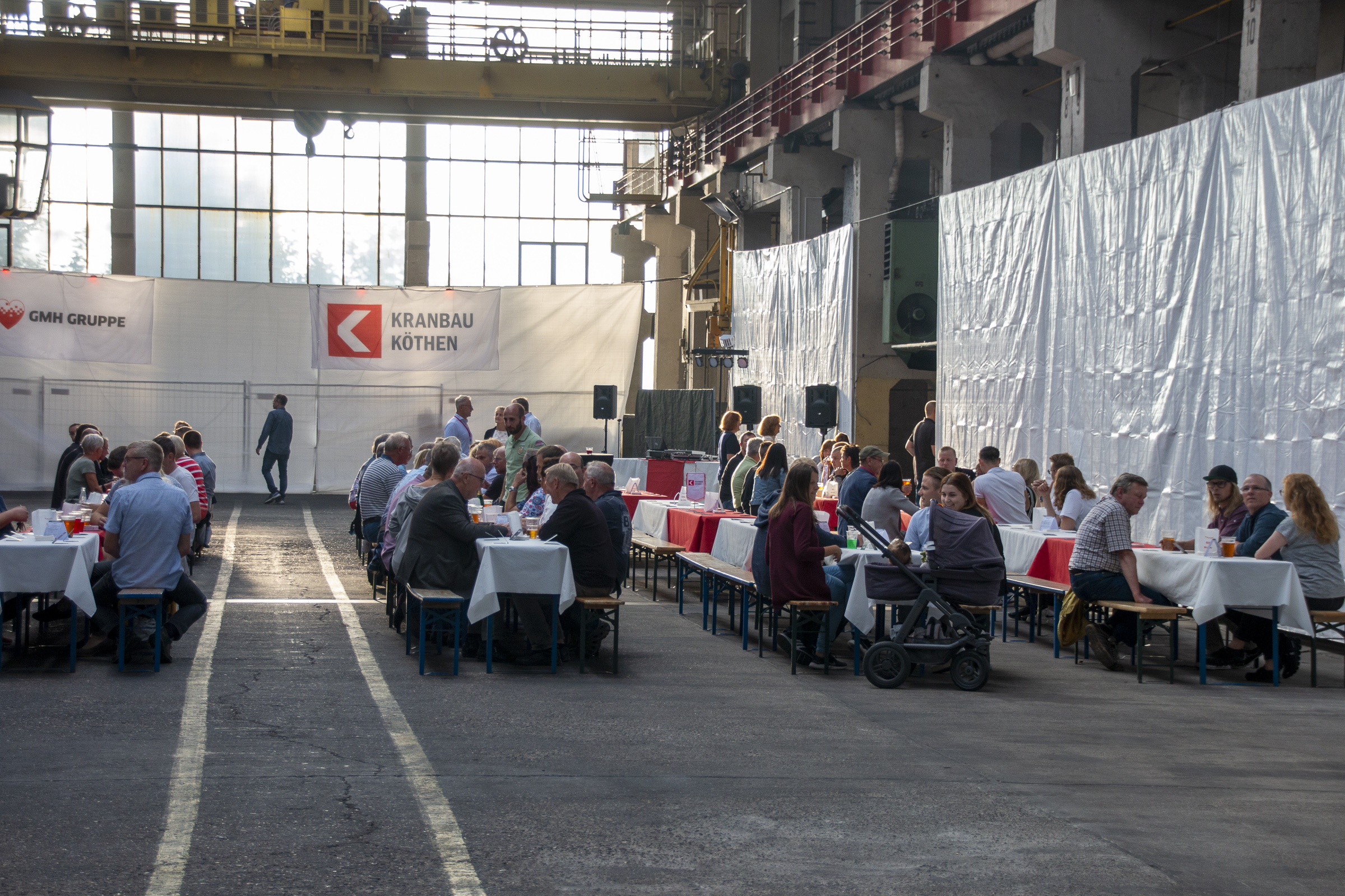 Die Abendveranstaltung kann beginnen