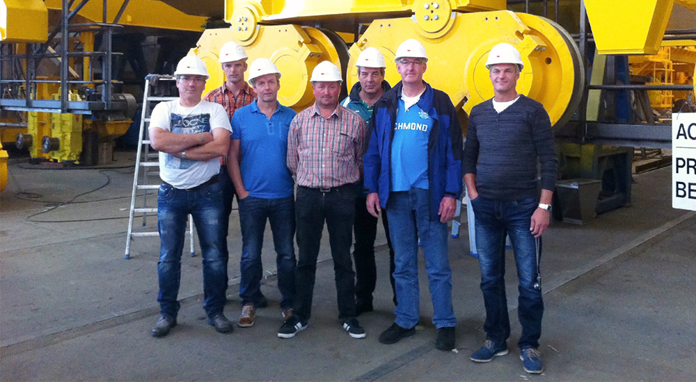 Besuch der Kranfahrer der Meyer Werft in Köthen