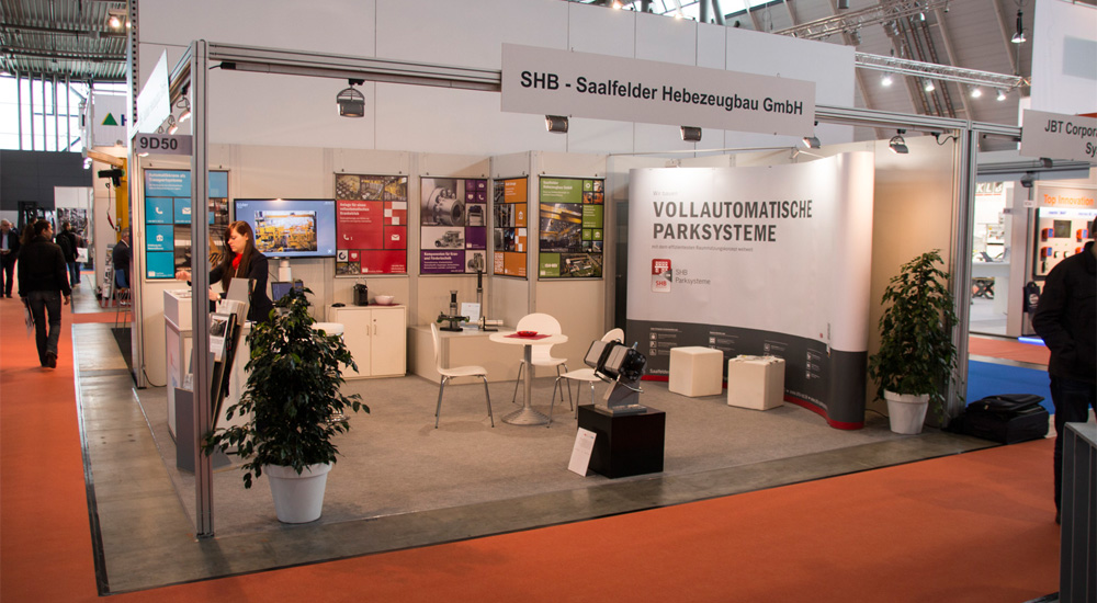 Messestand SHB und Kranbau